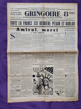 Collaboration : Journal Gringoire juin 1941 - occupation - Politique