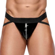 Herren Jock-Strap String Unterwäsche sexy Dessous Erotik Wetlook Glanz XXL "Adam