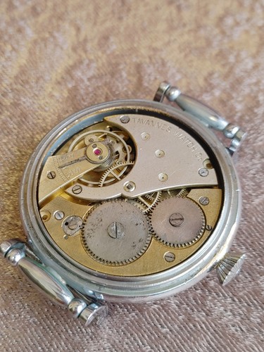 Tavannes Wrist Watch Antique Mechanical Swiss Men's Watch - 第 7/9 張圖片