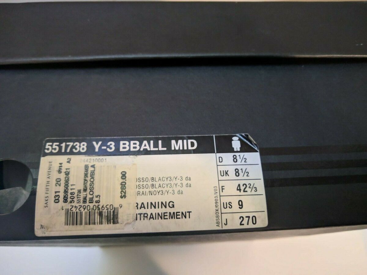 2005 ADIDAS Y-3 BBALL BASKETBALL MID YOHJI YAMAMOTO BOOST 2005 ADIDAS Y-3 BBALL BASKETBALL MID YOHJI YAMAMOTO BOOST