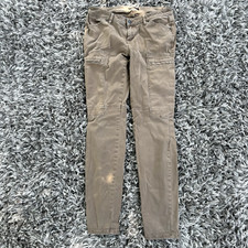 Prana Women's Pants Louisa Size 8 Tan Cargo Skinny Leg Hiking Style W4LOUI316