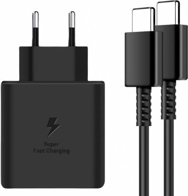 45W Super Fast Charge Charger + 1M 2M Cable For Samsung S26 S25 S24 S23 S22