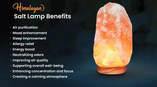 Himalayan Pink Salt Lamp 6" H x 4" D, 5 lbs Home Decor Gift, Soothing, FREE SHIP - Picture 3 of 7