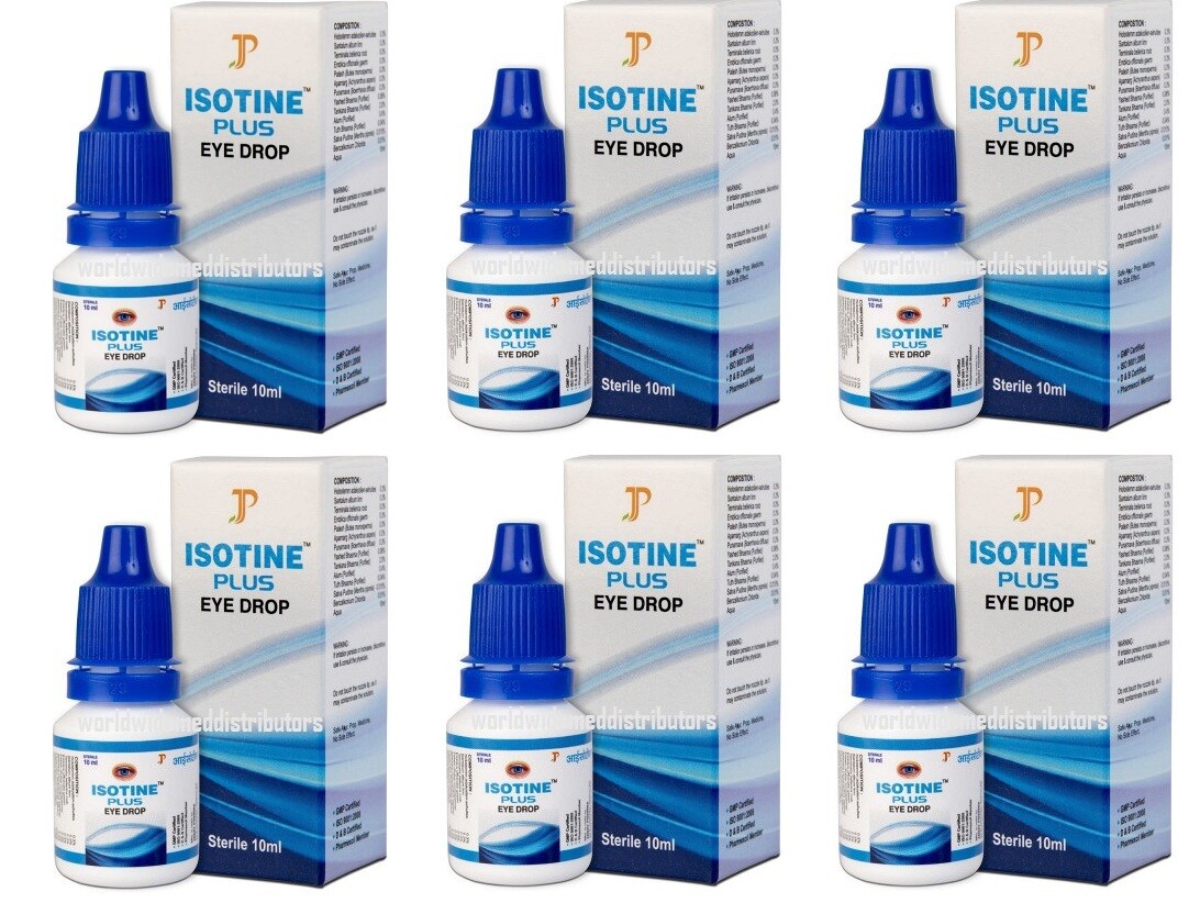 Isotine Eye Drops At Rs 399.98/pack | Ayurvedic Eye Drops In Bareilly - Foto 2