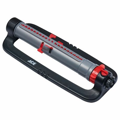 Ace 7139256, Turbo Oscillating Sprinkler with Flow Control, Large Coverage, FS 