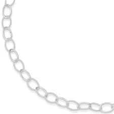 Sterling Silver Fancy Bracelet 7.5"  QG2298-7.5