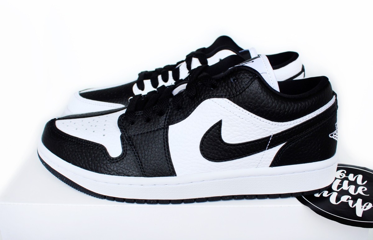 Nike Air Jordan 1 Low SE W Homage Black White Panda UK 3 4 5 Nike Air Jordan 1 Low SE W Homage Black White Panda UK 3 4 5