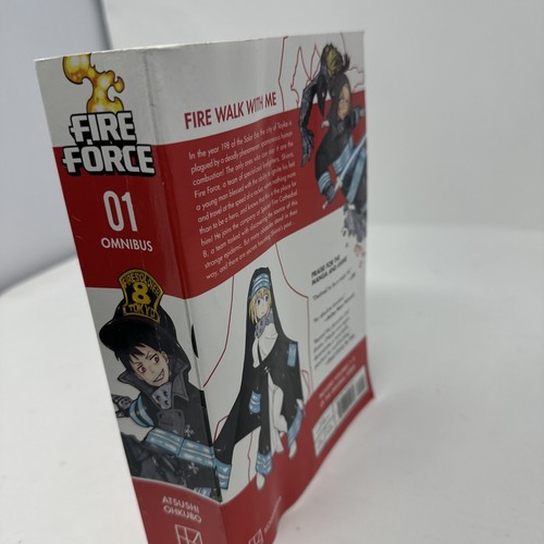 Atsushi Ohkubo Fire Force Omnibus 1 (Vol. 1-3) (Paperback) Fire Force Omnibus - Picture 3 of 13
