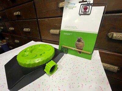 Yard Green Sprinkler, Lawn, Grass, & Hummingbird Swing