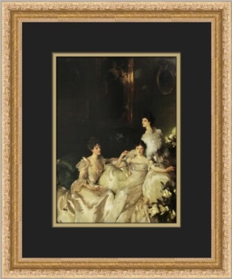 John Singer Sargent The Wyndham Sisters Custom Framed Print