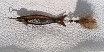 Antique Unknown Folk Art Fishing Lure Hollow Metal Early Lure | eBay Antique Unknown Folk Art Fishing Lure Hollow Metal Early Lure | eBay