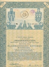 UNGARN 1914+1917, zwei versch. 6% Verzinsliche, sehr dekorative, Renten-Anleihen