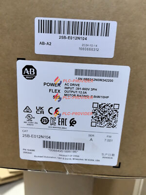 New Sealed Allen-Bradley 25B-E012N104 Fast Shipping