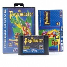 Thumbnail of ebay&reg; auction 196070633517 | Sega Mega Drive Spiel : The Pagemaster - OVP Anleitung Modul | Pal Game