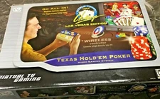 VTG Texas Hold em Poker TV Video Gaming System World Poker Challenge Las Vegas