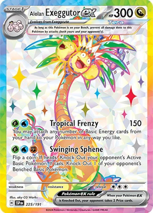 Alolan Exeggutor Ex 225/191 Sv08: Surging Sparks