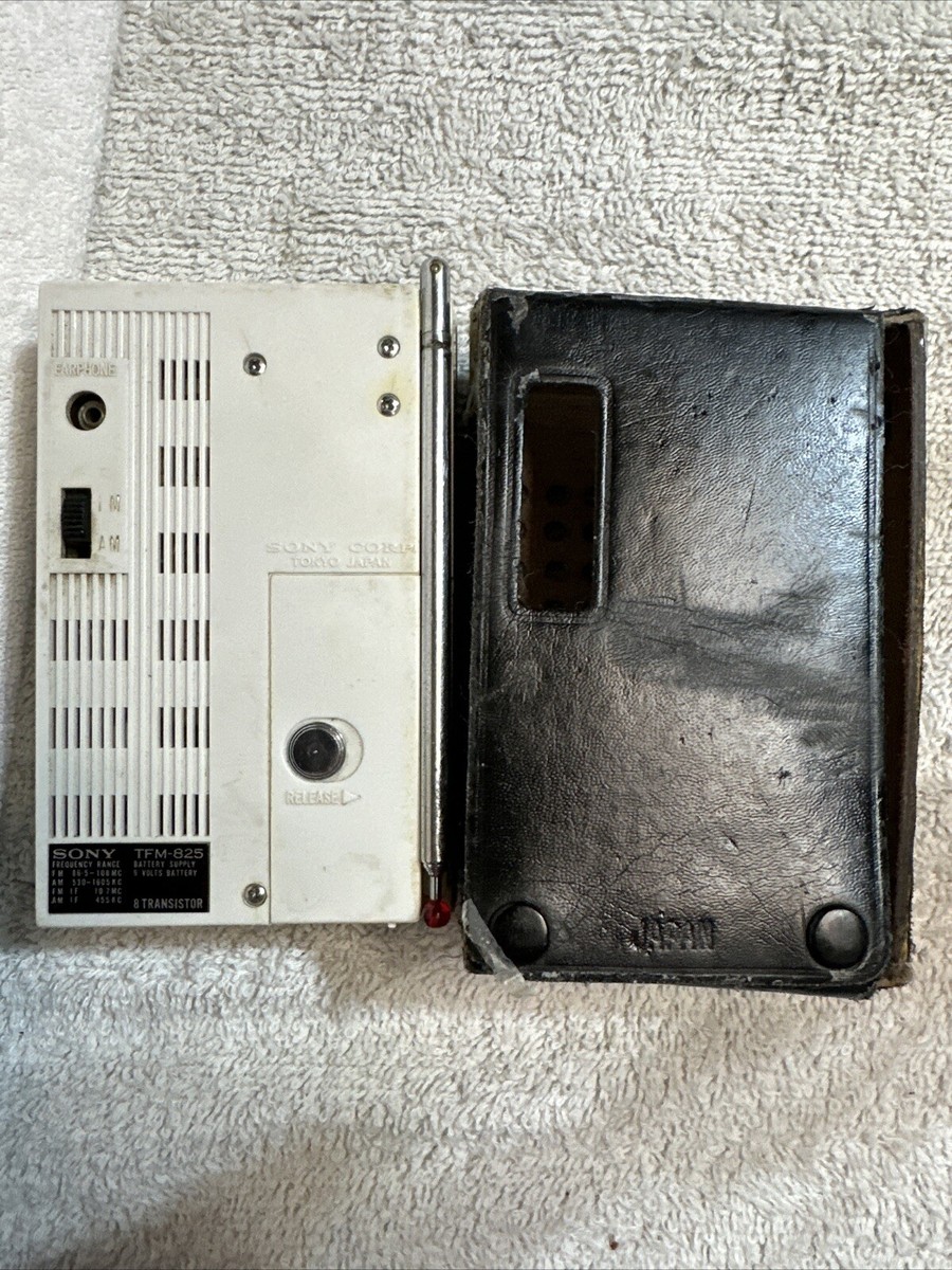 Sony Vintage TFM-825 AM/FM Transistor Radio MI Tokyo Japan