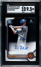 KEVIN KENDALL 2022 Bowman Chrome CPA-KK Auto 10 SGC 9.5 NEW YORK METS