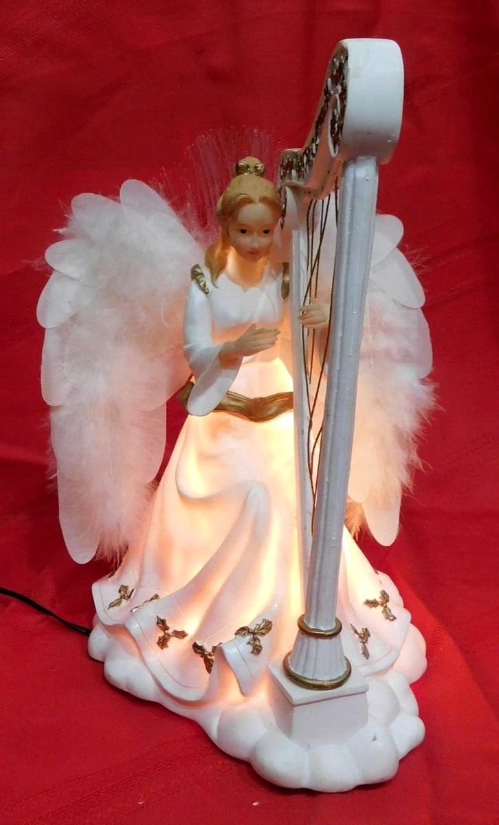 Fiber Optic Angel Figurines