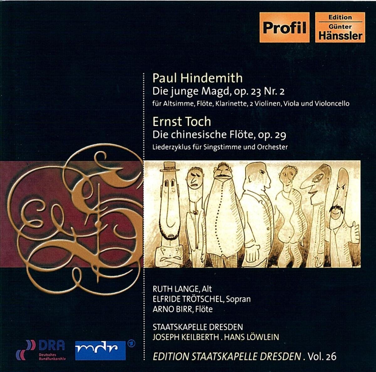 Toch/Hindemith Die Chinesische Flote/die Junge Magd (Keilberth) (CD) Album