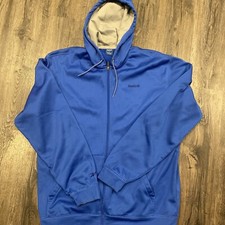 Reebok full zip hoodie sweatshirt Size Large
