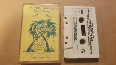 Carib Sounds Steel Band Jam Jam Cassette Tape 1992 Calypso Reggae Soca RARE