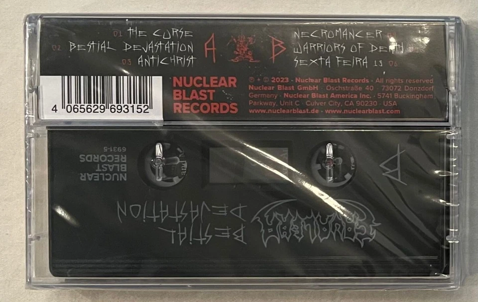 Cavalera - Bestial Devastation (Ltd Ed 2023 Black Cassette - NEW) First Edition - Image 3 of 4