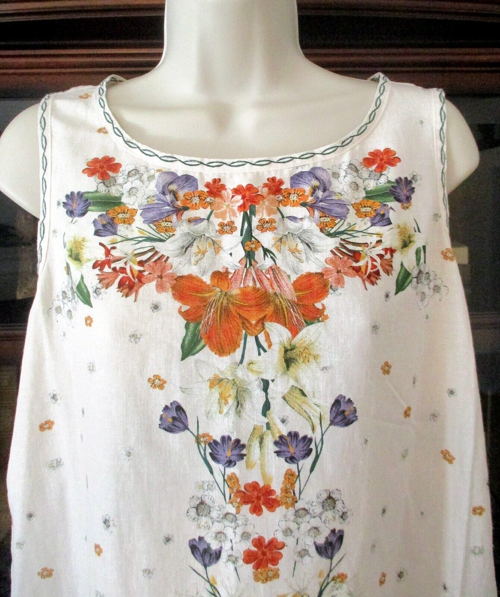 NWT $168 Max Studio London Linen Blend Ivory Floral Pockets A-Line Dress sz S | eBay NWT $168 Max Studio London Linen Blend Ivory Floral Pockets A-Line Dress sz S | eBay