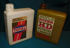 2 ANCIENS BIDONS D'HUILE 2L