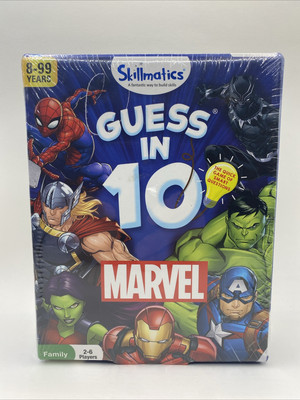 Guess in 10: Marvel Game   Skillmatics   2-6 Players   All Ages   New / Sealed!
