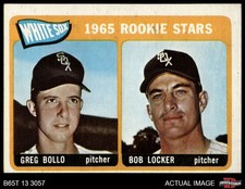 1965 Topps #541 Bob Locker / Greg Bollo White Sox RCs RC 3 - VG
