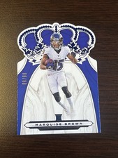 Panini Chronicles Crown Royale Marquise Brown Blue #CR-8 /99 Rookie Ravens