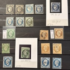 Timbres France, Ceres nos 3 et 4, Napoléon, obl. cotes,