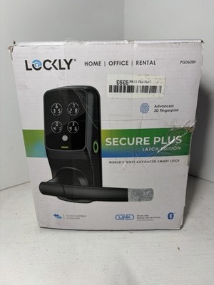 Lockly Secure Plus Latch Edition Keyless Bluetooth Fingerprint Bronze (4 Parts)