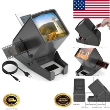 35mm Slide Viewer, 3X Magnification and Desk Top LED Lighted Illuminated View...