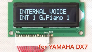 Yamaha DX7 noir LED Feux arrière LCD Affichage du module de remplacement w Manuel Nouveau
