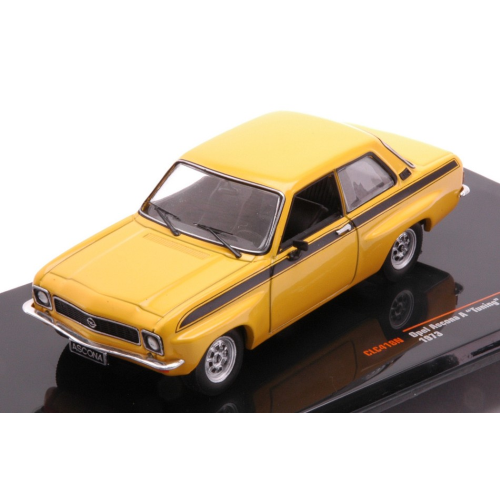 OPEL ASCONA A TUNING 1973 YELLOW 1:43 Ixo Model Auto Stradali Modellino