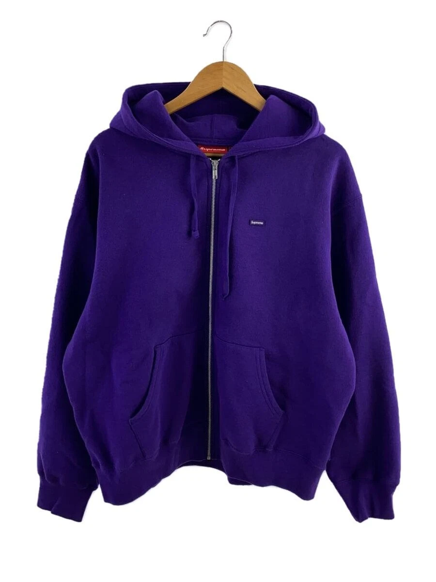 Sweat à capuche zippé Supreme petite boîte violet M occasion