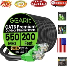 10G Ultra-Durable Outdoor Ethernet Cable - Bury & Connect with Confidence