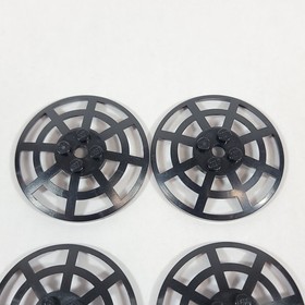 6X LEGO 6x6 Inverted Radar Webbed Dish Black 4285b Parts Lot 10179 Replacement