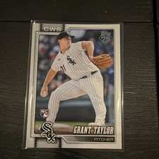 Topps Grant Taylor Chicago White Sox 2024 Series 1 Rookie Baseball Card #49