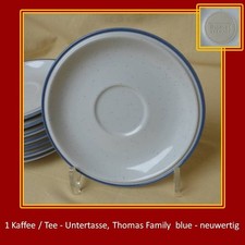 THOMAS, FAMILY BLUE, 1 Untertasse für Kaffeetassen und Teetassen, mehr vorhanden