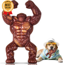 Indestructible Dog Chew Toy for Aggressive Chewers Large Breed Beef Flavor Bone