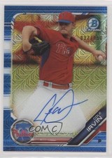 2019 Bowman Chrome Prospects HTA Choice Refractor 37/150 Cole Irvin Auto 7c5