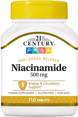 Niacinamide 500 Mg Prolonged Release Tablets, 110 Count