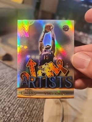 2000/01 Topps Gold Label VINCE CARTER JAM ARTISTS REFRACTOR SP INSERT HOLO #JA1