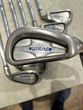 Callaway Steelhead X-14 Iron Set 5-PW, SW, 7 Clubs Steel Shafts