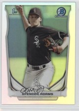2014 Bowman Draft Chrome Refractor Spencer Adams #CDP42 fm0