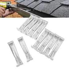 20pcs Rain Gutter Hangers Heavy Duty Hidden Gutter Bracket Fastener with Pre