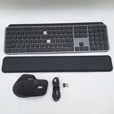 Logitech MX Keys S Combo Performance Wireless Keyboard/Mouse, Graphite READ 